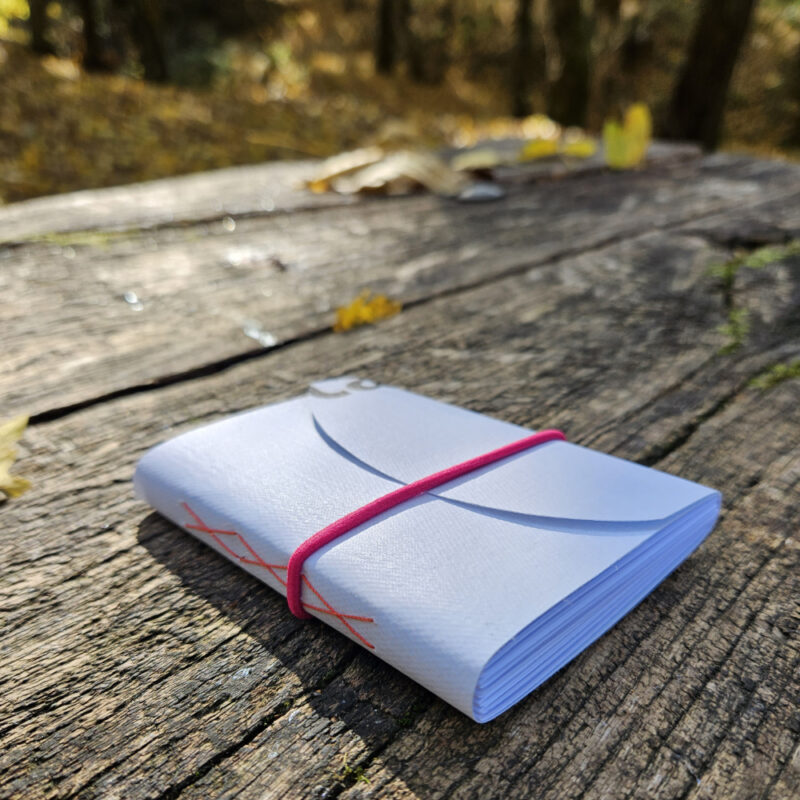 molinó borítású terepnotesz, notesz