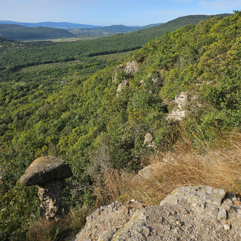 Napóleon kalapja nevű sziklaformáció a Kő-hegyen.