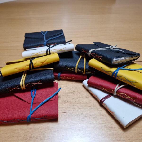 bőr borítású terepnotesz, notesz