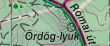 víznyelő jelölése